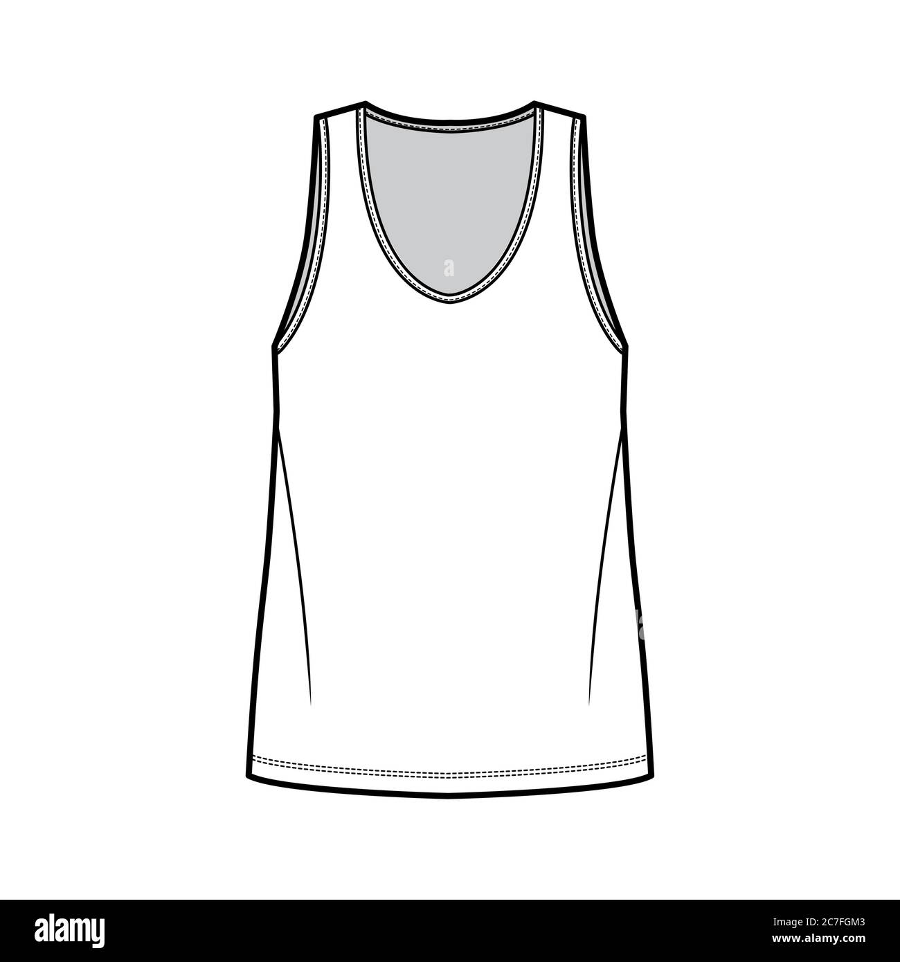 Tank Top Outline Images – Browse 8,673 Stock Photos, Vectors, and Video