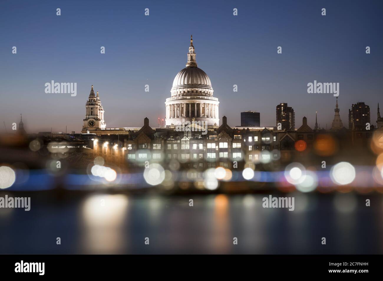 Beautiful view of the St. Paul's Cathedral captured in London, UK Stock Photo