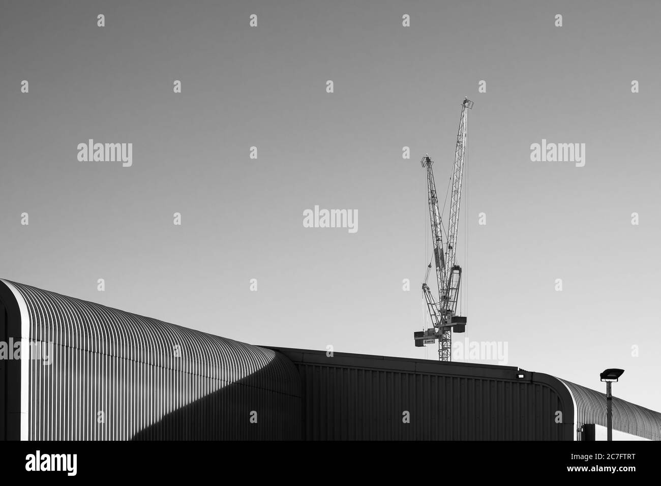 Gantry cranes Black and White Stock Photos & Images - Alamy