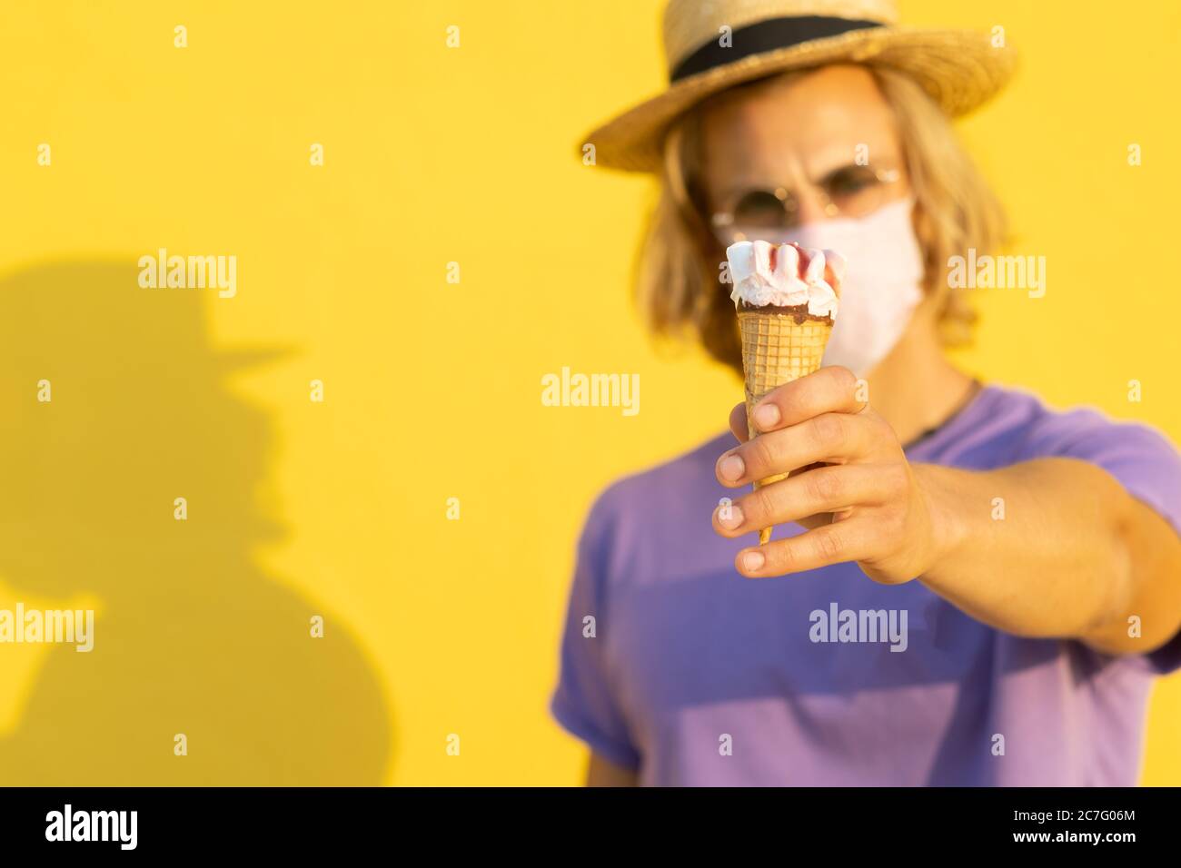 Ice Cream Man Hat High Resolution Stock Photography And Images Alamy