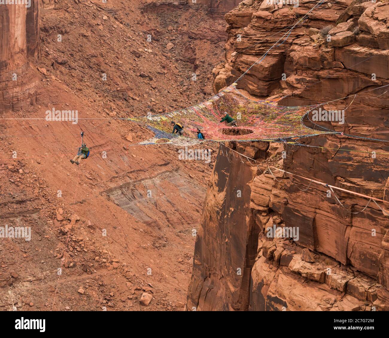 Dangerous Zipline High Resolution Stock Photography And Images Alamy