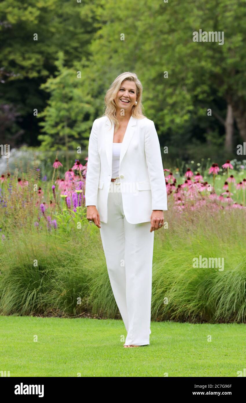 Queen Maxima of The Netherlands at Palace Huis Ten Bosch in The Hague ...