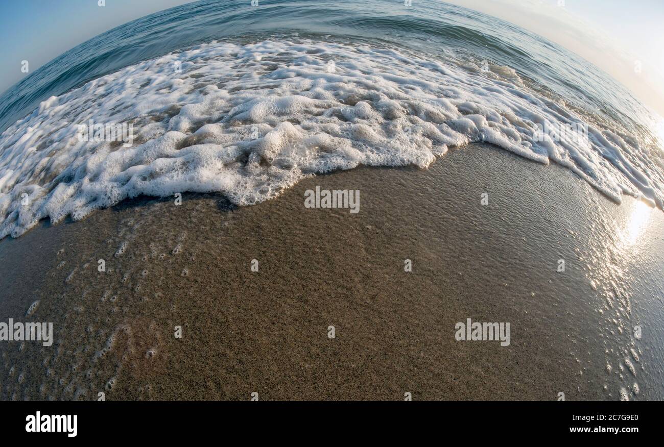 Beach, fish eye hi-res stock photography and images - Alamy