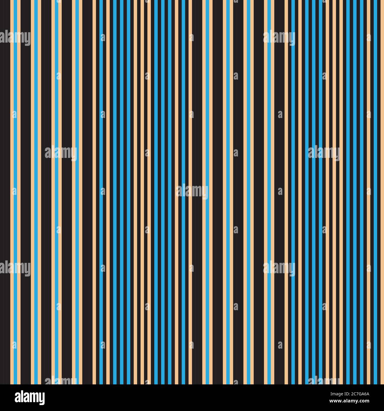 Vertical striped seamless pattern background suitable for fashion textiles, graphics Stock Vector