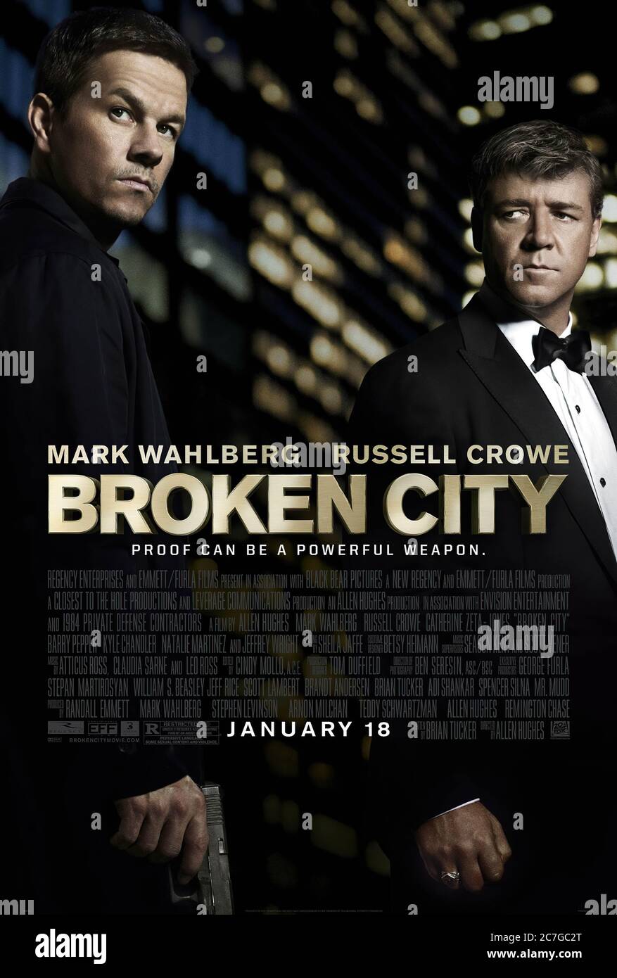 Broken City - Movie Poster Stock Photo
