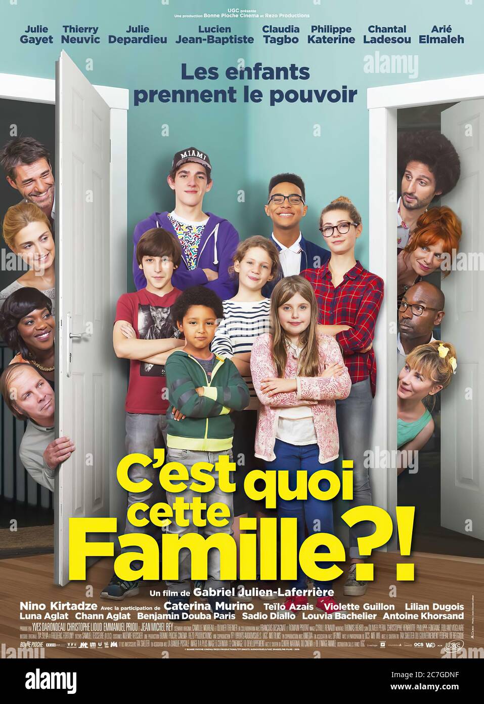 C'est Quoi Cette Famille ? - Movie Poster Stock Photo