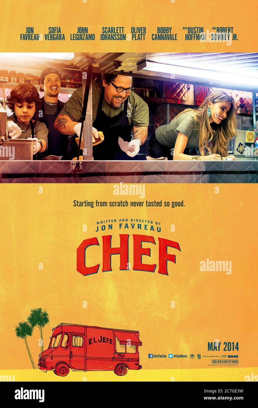 Chef - Movie Poster Stock Photo
