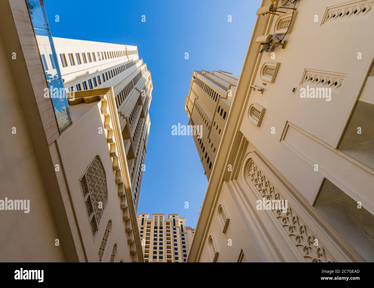 A typical scene in Dubai UAE Stock Photo