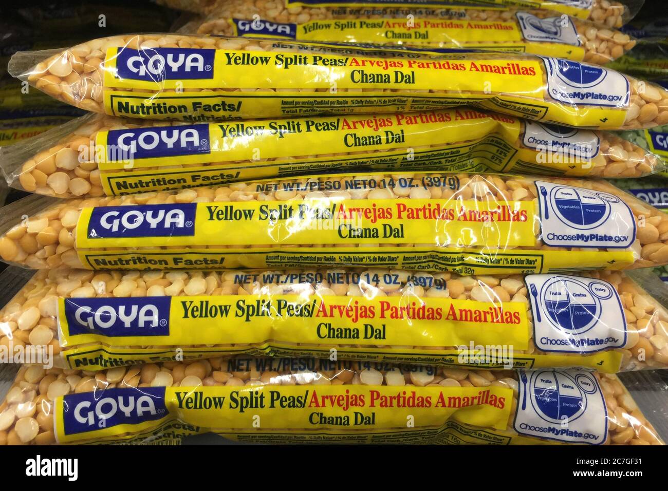 Goya Green Split Peas/Arvejas Partidas Verdes PACK OF 3