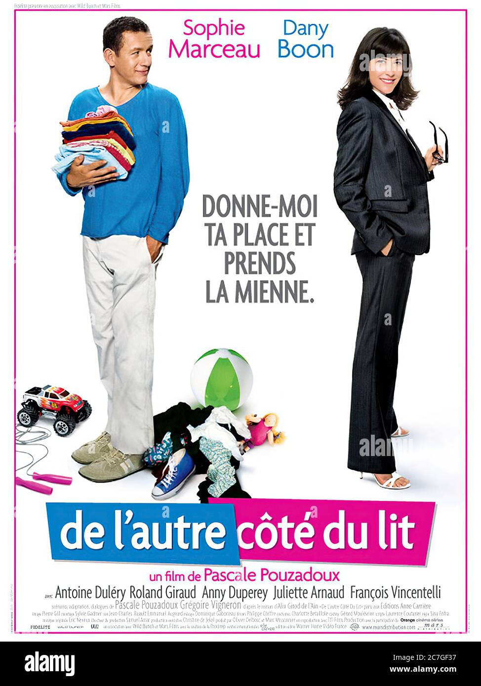 De L'autre Côté Du Lit - Movie Poster Stock Photo