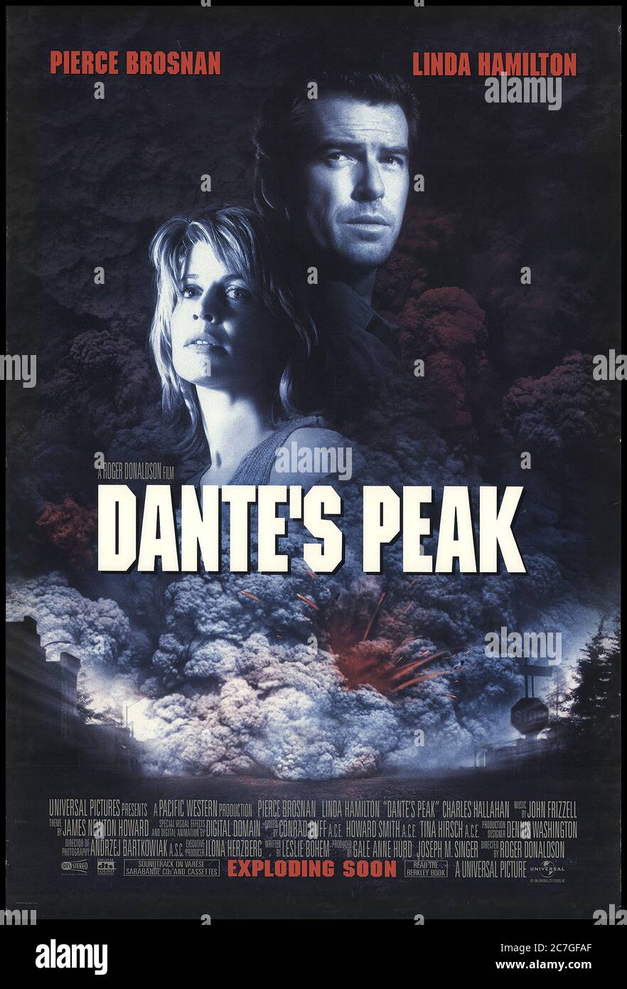 Dante's Peak - Movie Poster Stock Photo