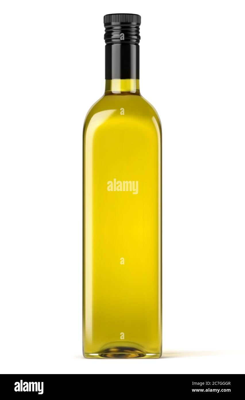 Vector olive oil bottle on white background Stock Vector Image & Art ...