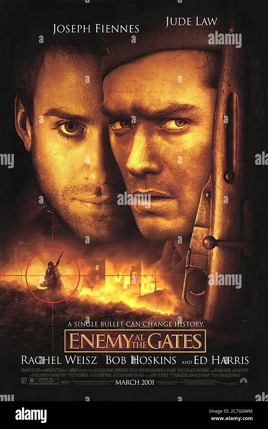 Enemy at the Gates - Movie Poster Stock Photo