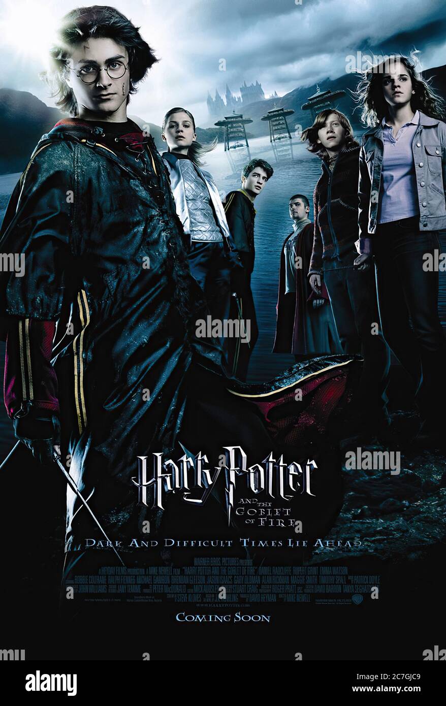 Harry Potter and the Goblet of Fire - Movie Poster Stock Photo