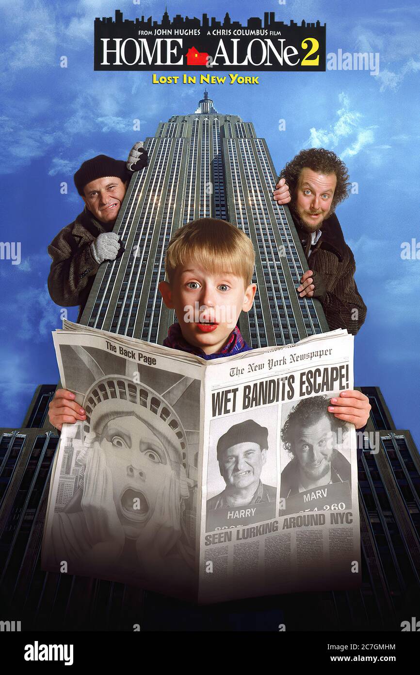 Home Alone 2 Lost in New York - Movie Poster Stock Photo