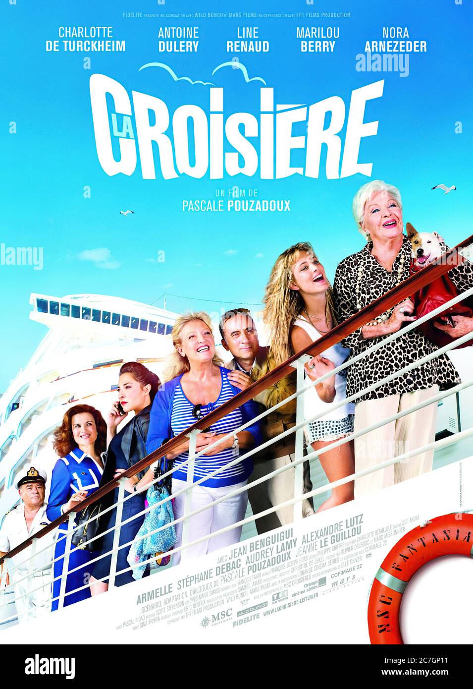 La Croisière - Movie Poster Stock Photo