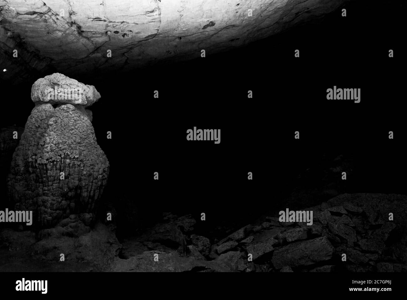 Ancient Bat cave in the Ankarana Special Reserve, Ankarana, Madagascar Stock Photo