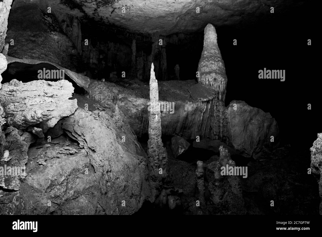Ancient Bat cave in the Ankarana Special Reserve, Ankarana, Madagascar Stock Photo