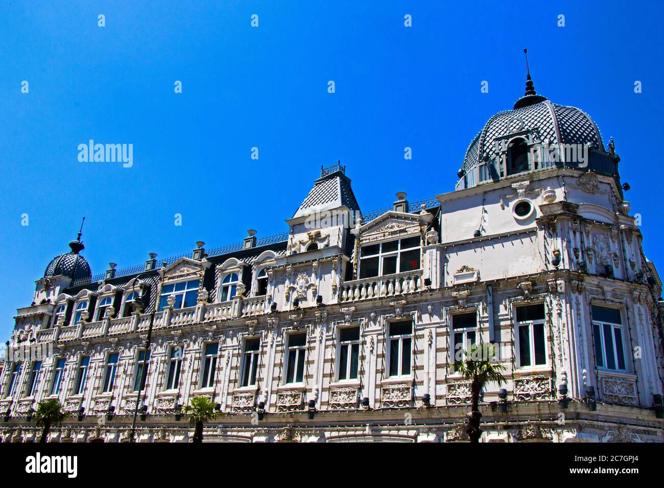 Old famous building and architecture in Batumi, Georgia Stock Photo