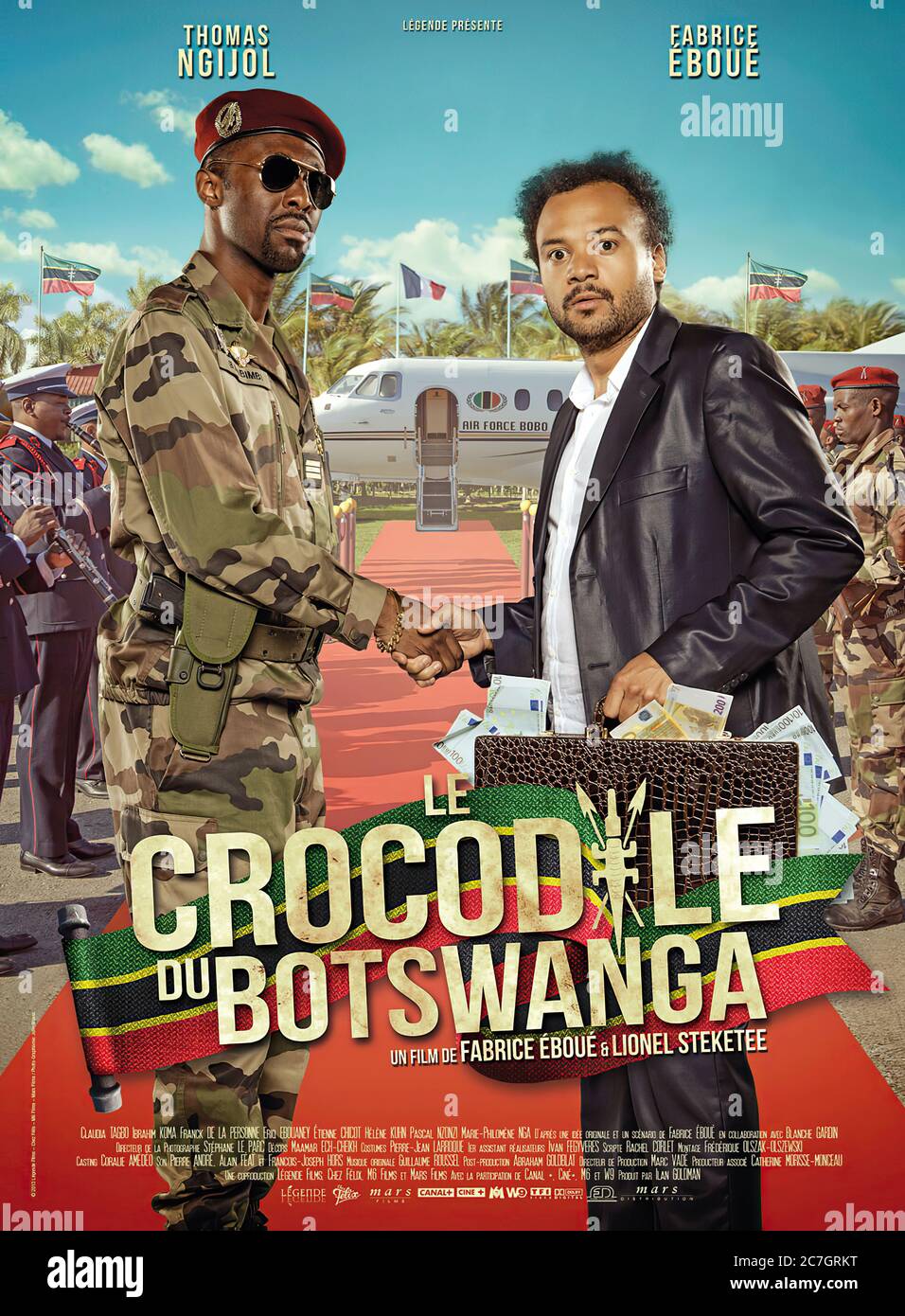 Le Crocodile Du Botswanga - Movie Poster Stock Photo