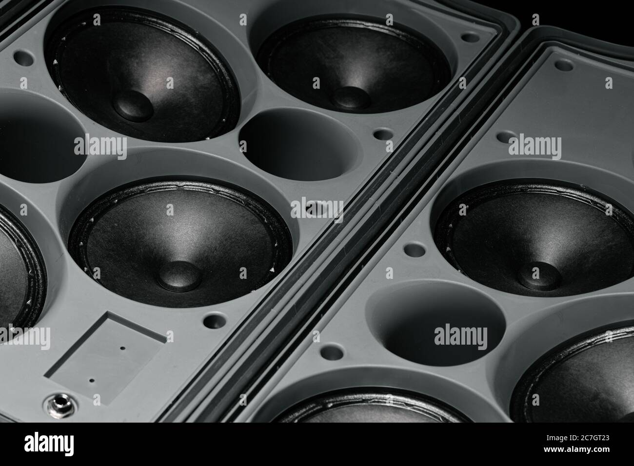 Sound column black speaker close hi-res stock photography and images ...