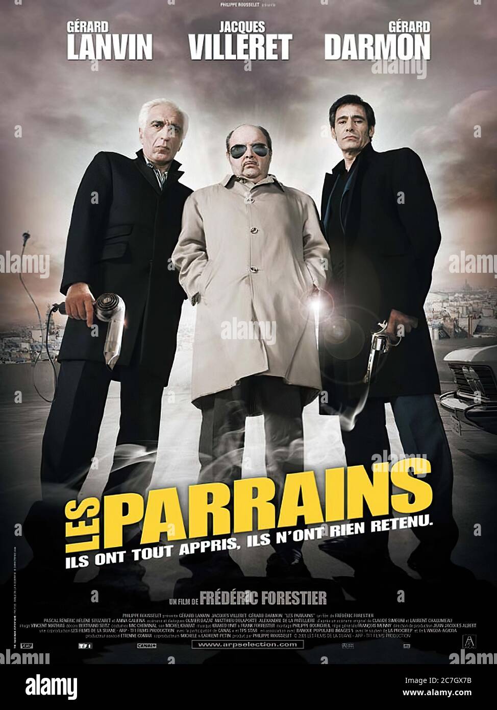 Les Parrains - Movie Poster Stock Photo