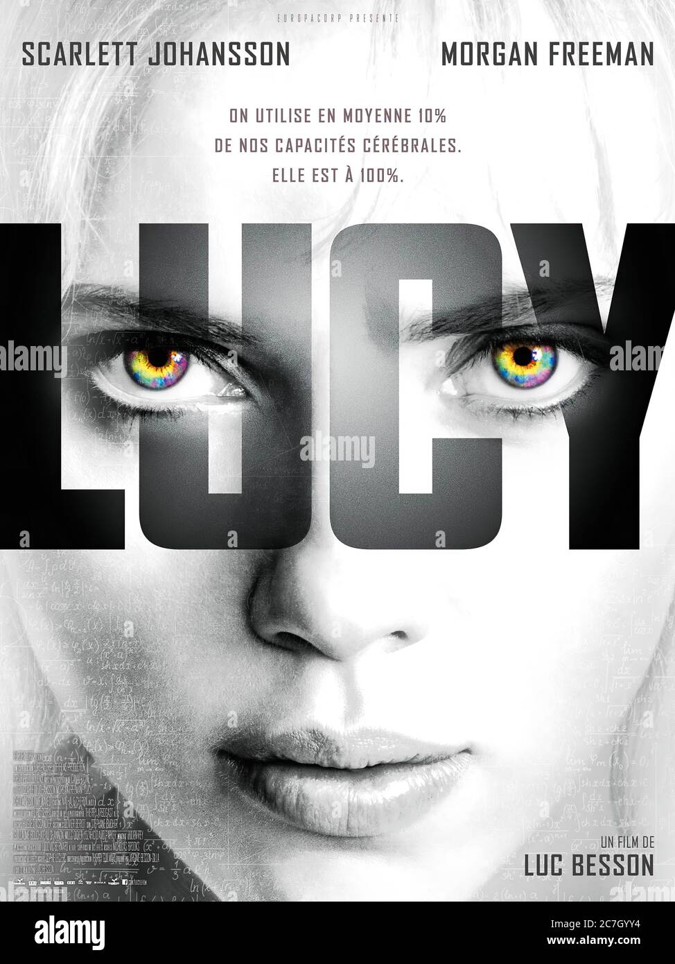 Lucy - Movie Poster Stock Photo
