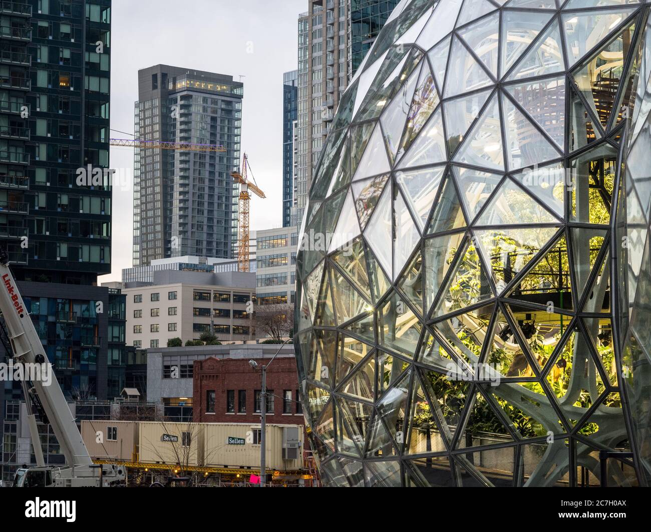 Seattle, Washington, United States of America The Spheres, three