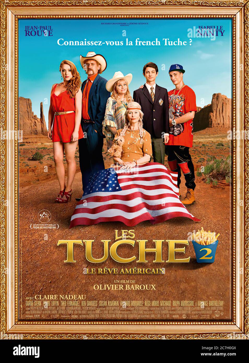 Les Tuche 2  Le Rve Amricain - Movie Poster Stock Photo