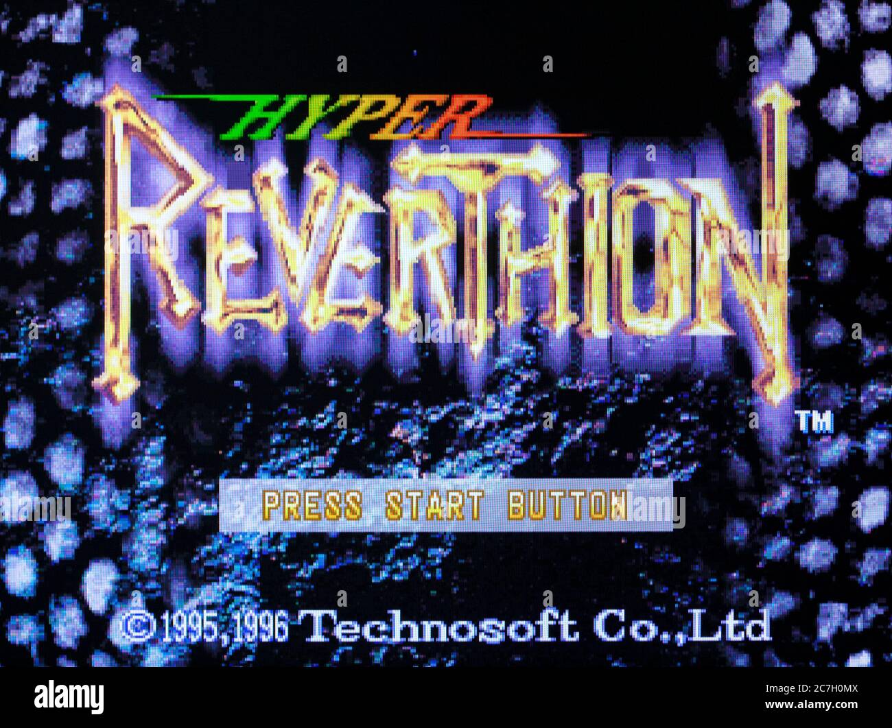Hyper Reverthion - Sega Saturn Videogame - Editorial use only Stock Photo