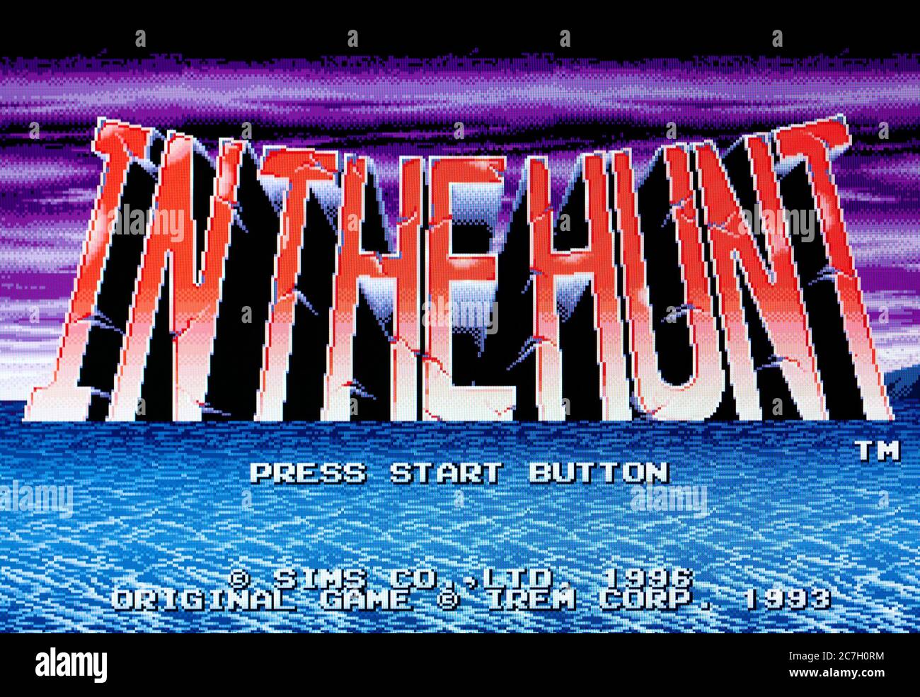 In The Hunt - Sega Saturn Videogame - Editorial use only Stock Photo