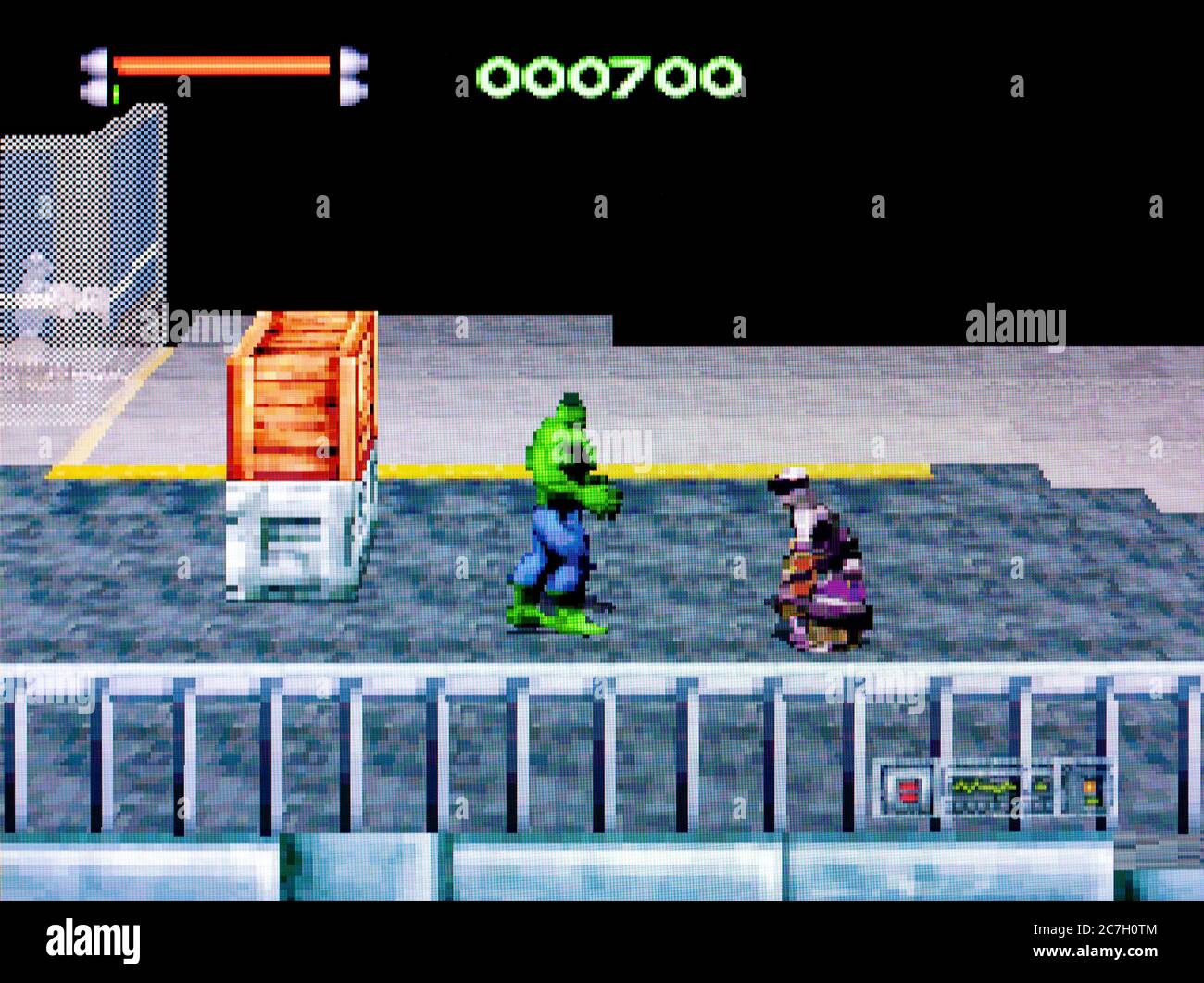 Incredible Hulk The Pantheon Saga - Sega Saturn Videogame - Editorial use only Stock Photo