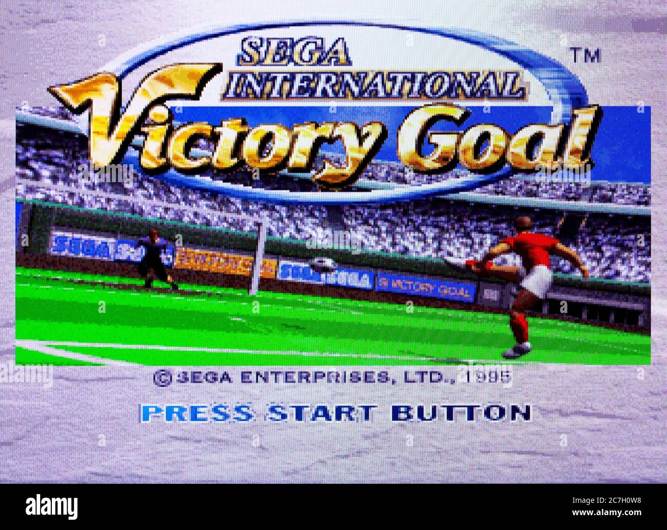 Victory Goal - Sega Saturn Videogame - Editorial use only Stock Photo