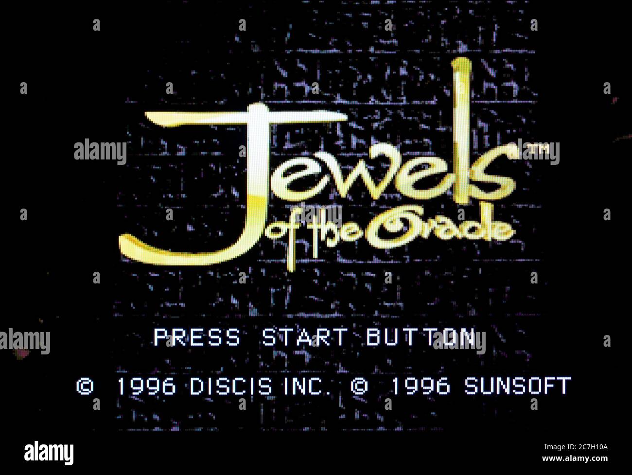 Jewels of the Oracle - Sega Saturn Videogame - Editorial use only Stock Photo