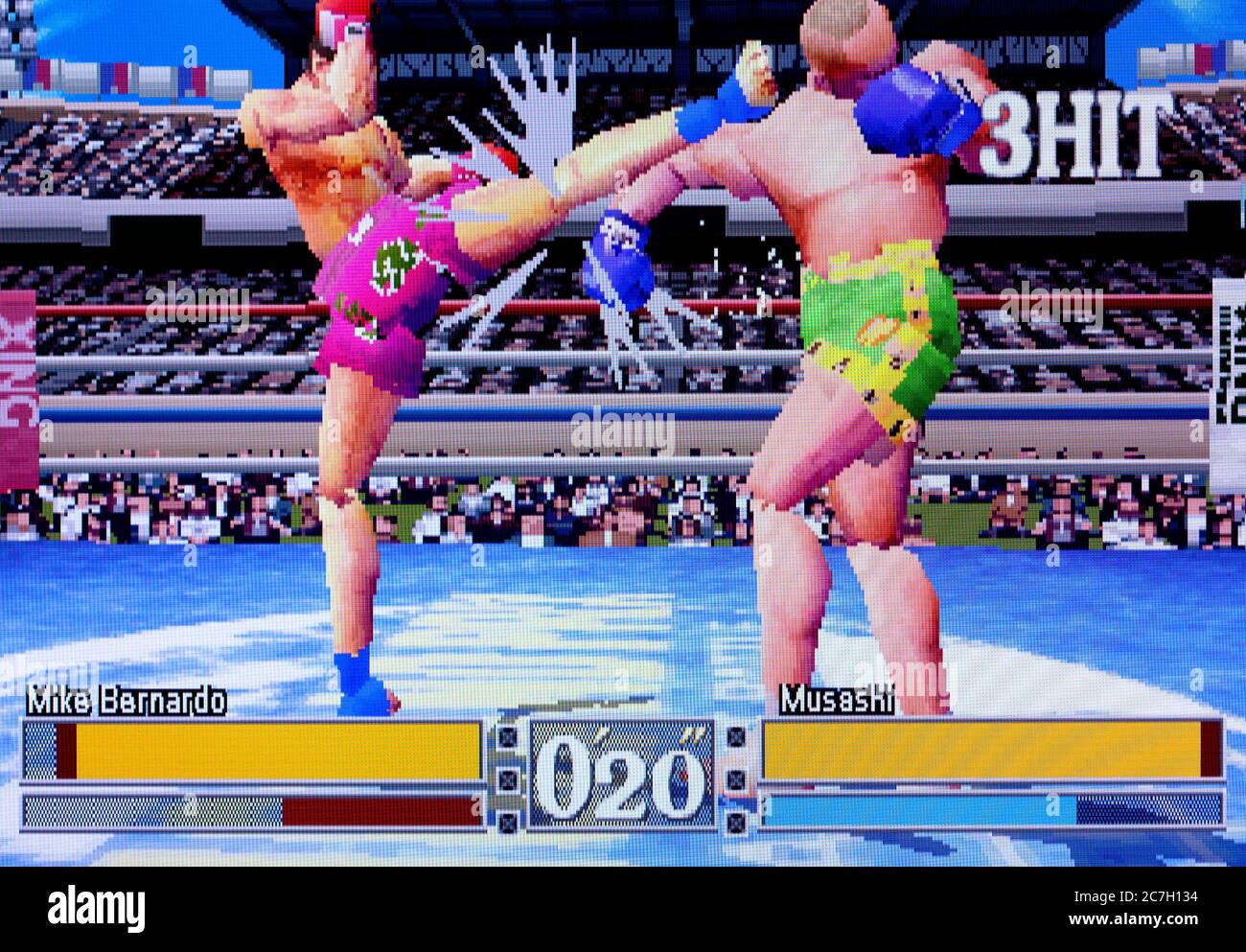Fighting Illusion K-1 Grand Prix - Sega Saturn Videogame - Editorial use only Stock Photo