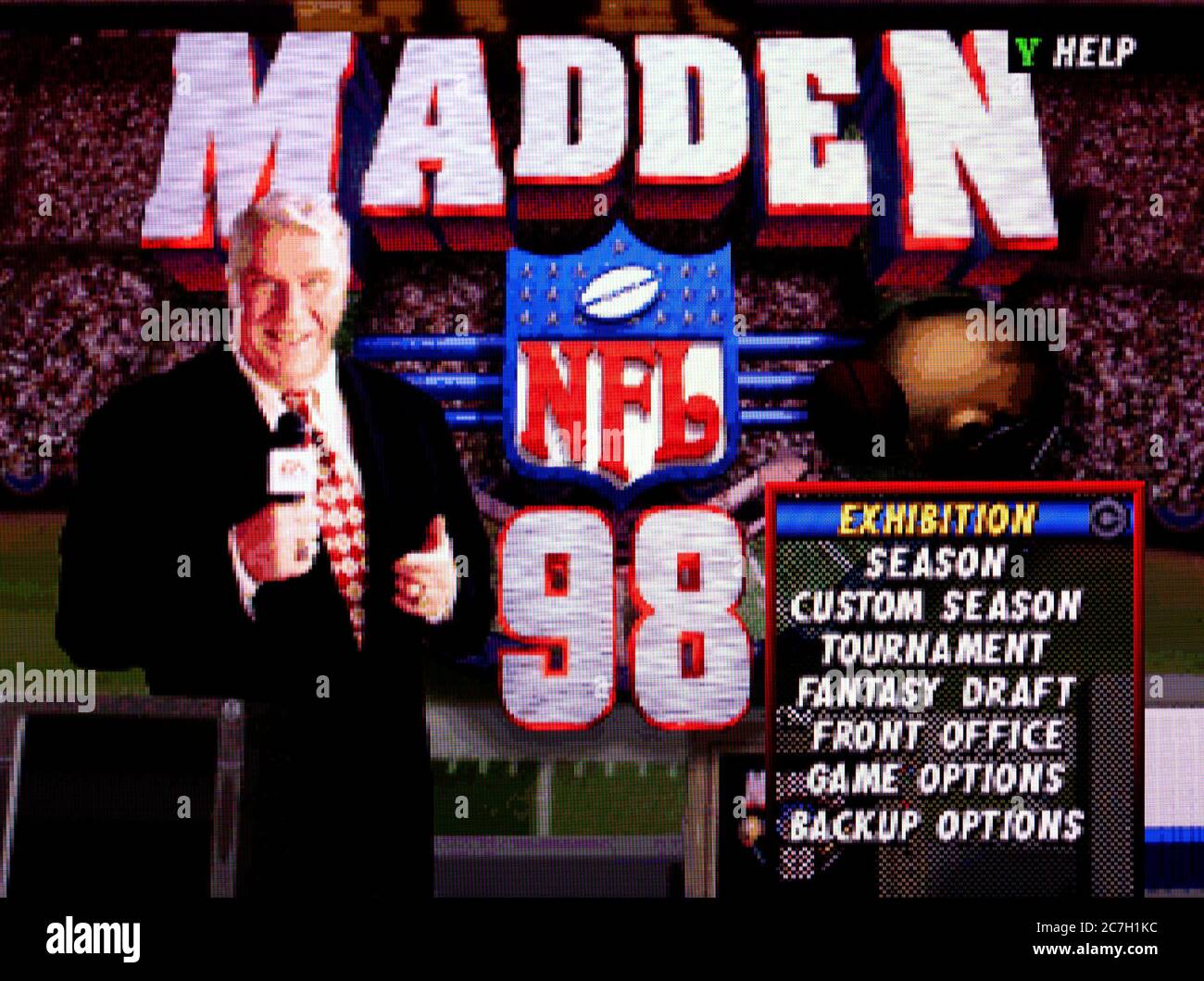 Madden NFL 98 - Sega Saturn Videogame - Editorial use only Stock Photo