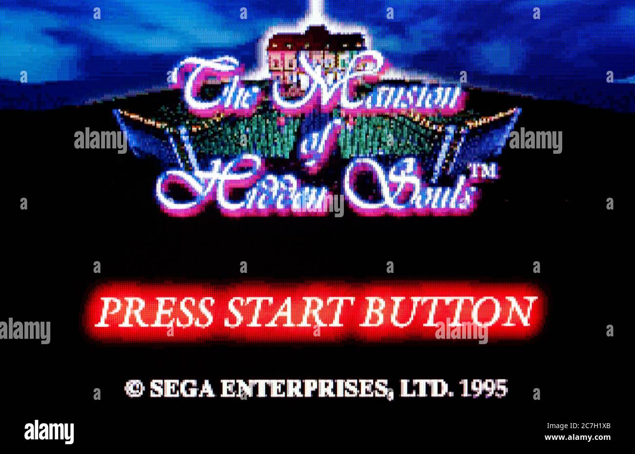 The Mansion of Hidden Souls - Sega Saturn Videogame - Editorial use only Stock Photo
