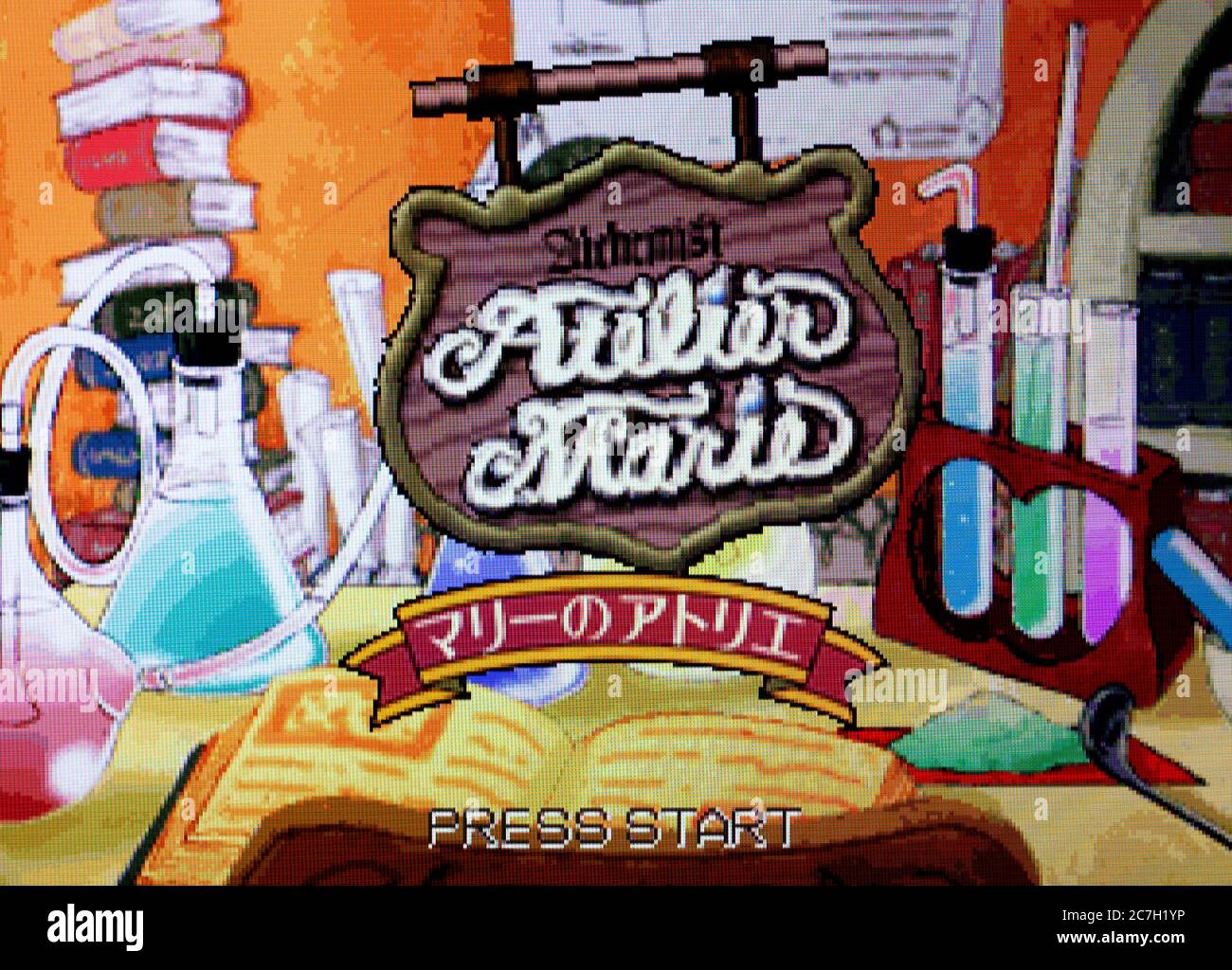 Marie no Atelier - Salburg no Renkinjutsushi - Sega Saturn Videogame - Editorial use only Stock Photo