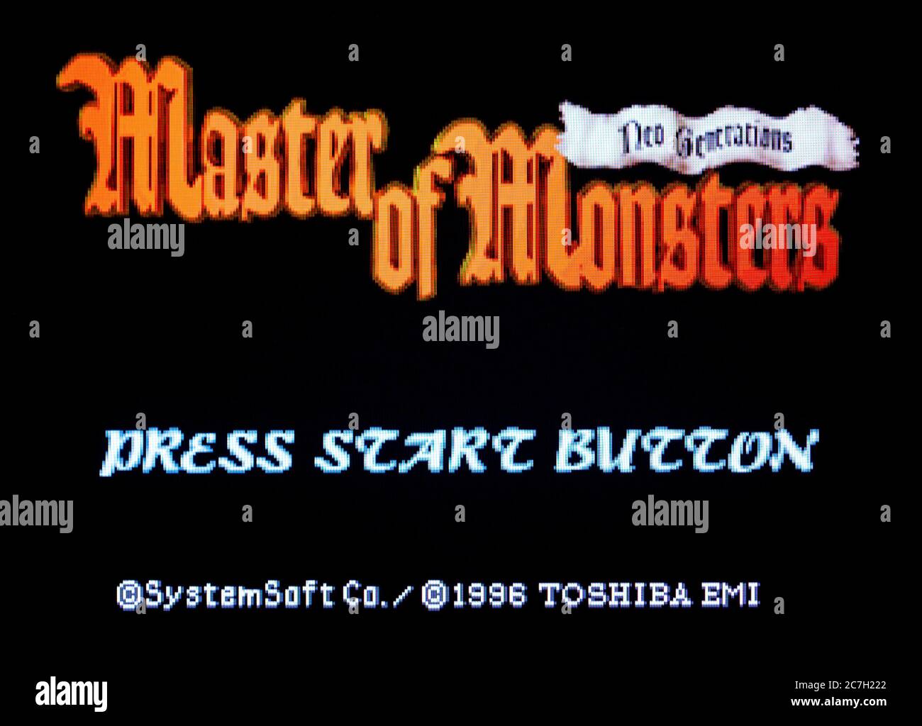Master of Monsters Neo Generations - Sega Saturn Videogame - Editorial use only Stock Photo