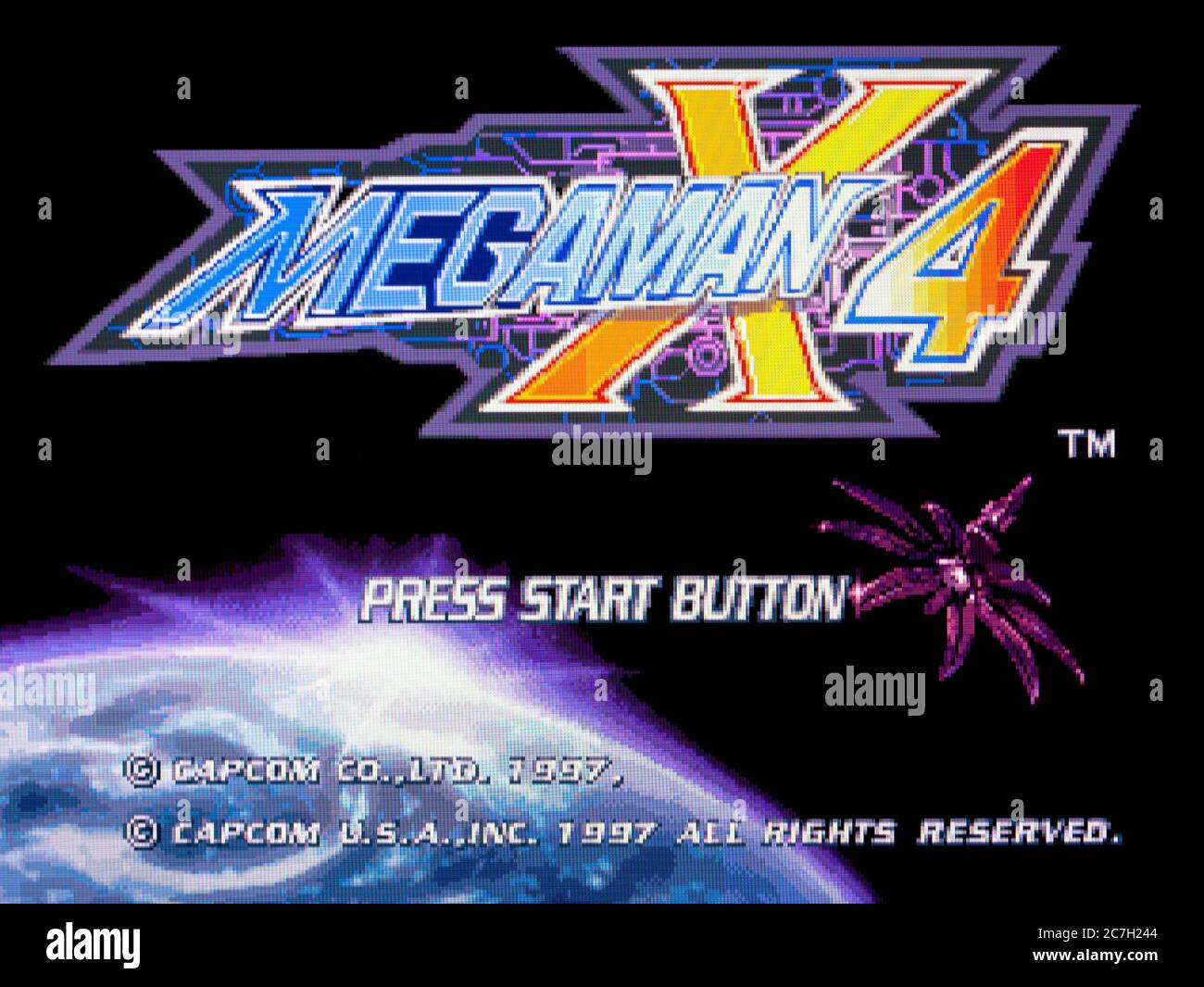 Megaman X3 - Sega Saturn Videogame - Editorial use only Stock Photo