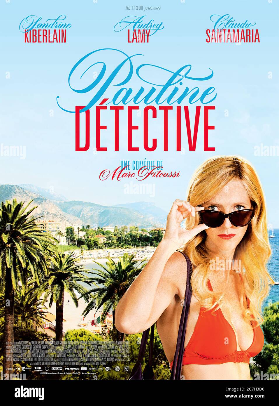 Pauline Détective - Movie Poster Stock Photo
