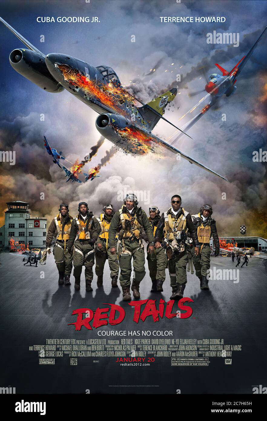 Red Tails - Movie Poster Stock Photo
