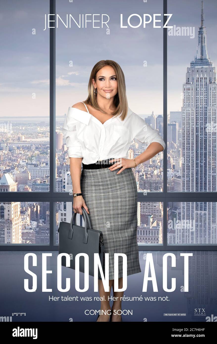 Second Act - Movie Poster Stock Photo