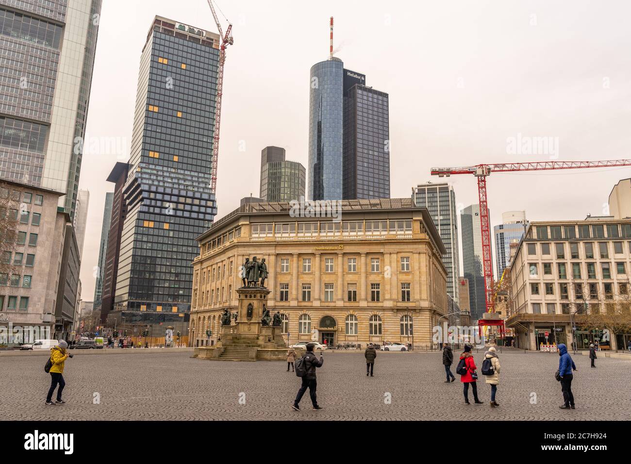 Europe, Germany, Hesse, Frankfurt, Kaiserplatz in downtown Frankfurt Stock Photo
