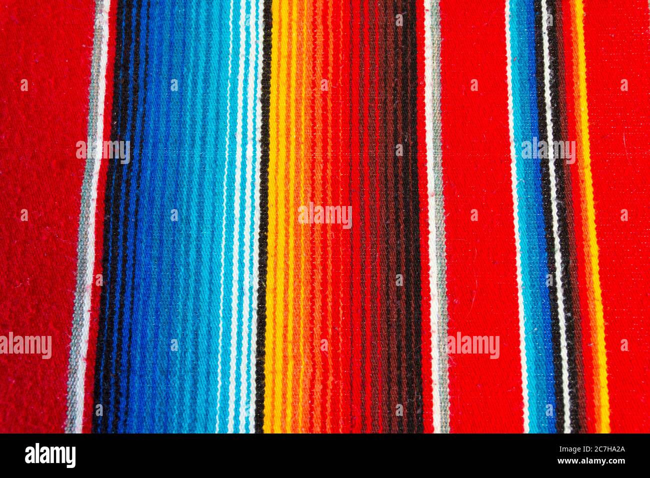 Colorful Mexican Poncho Background Stock Photo - Alamy