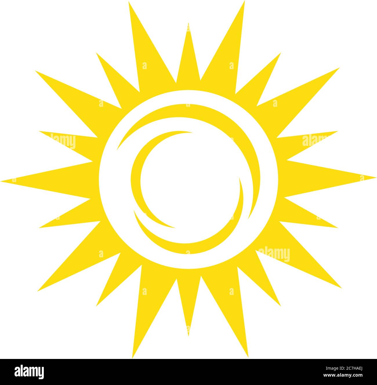 sun ilustration logo vector icon template Stock Vector Image & Art - Alamy