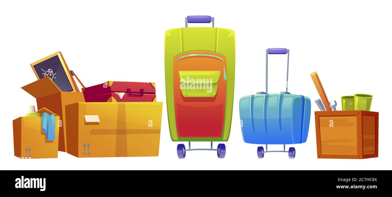 things in a suitcase