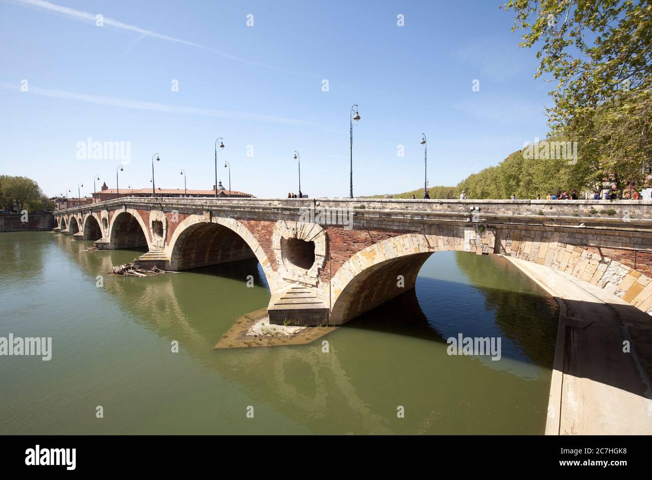 Pont Neuf, Toulouse, Canal du Midi, France, France Stock Photo
