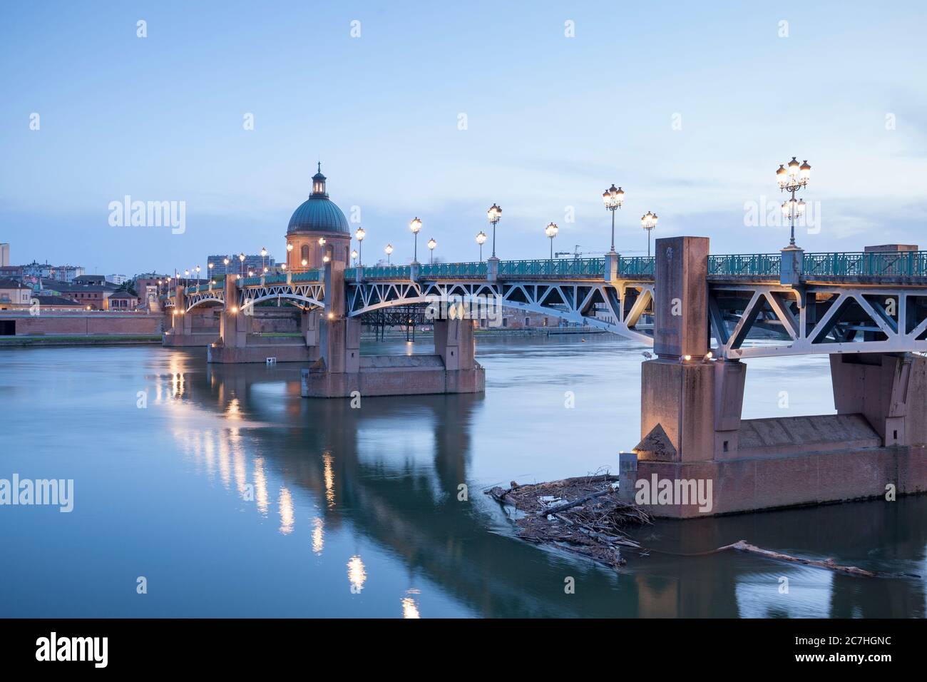 Pont Saint Pierre, Toulouse, Canal du Midi, France, France Stock Photo