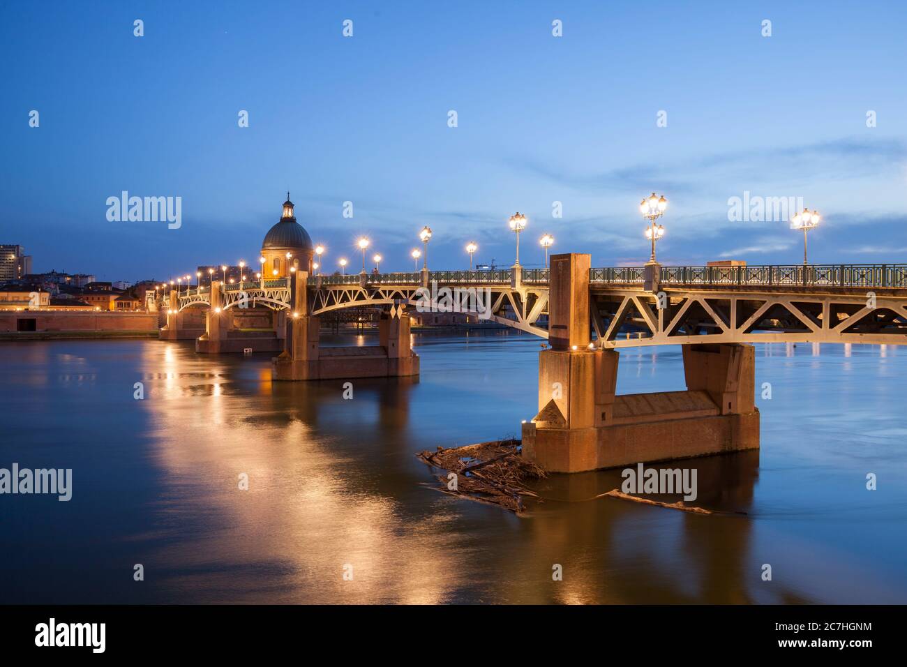 Pont Saint Pierre, Toulouse, Canal du Midi, France, France Stock Photo